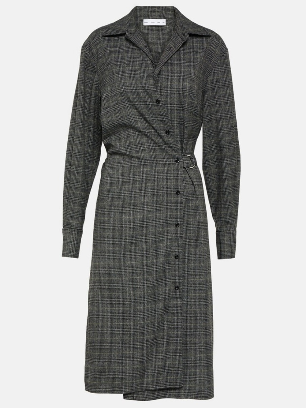 Proenza Schouler White Label checked midi dress size 2